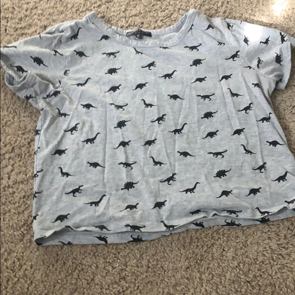 women’s medium dino crop top